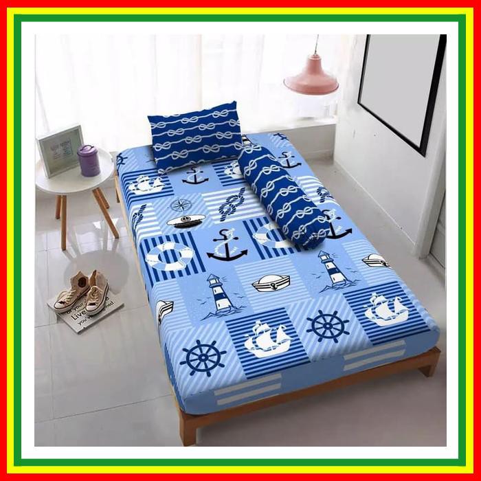 SPREI SINGLE FLAT KINTAKUN DLUXE MARINE 120×200 NO.3
