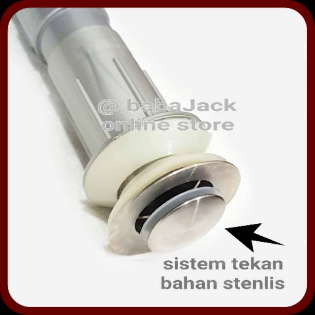 Selang flexible pvc tarik wastafel pembuangan air lubang sistem tekan stenlis