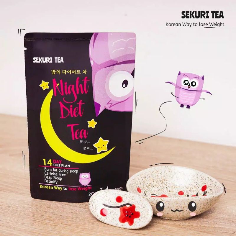 

Sekuri tea korean 14 day & night - (teh diet)
