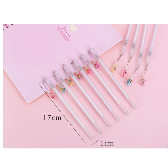 

PULPEN GEL GANTUNGAN BOTOL PAYET BUAH MANIK LUCU