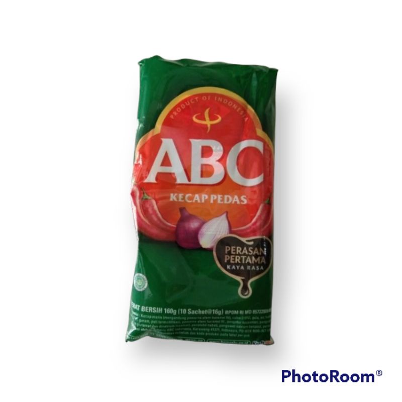 ABC kecap pedas manis sachet 16gr(10sachet)