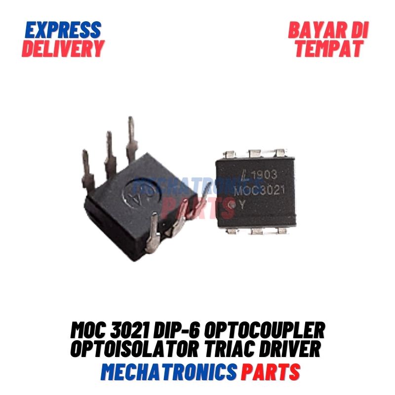 MOC3021 MOC 3021 DIP-6 OPTOCOUPLER OPTOISOLATOR TRIAC