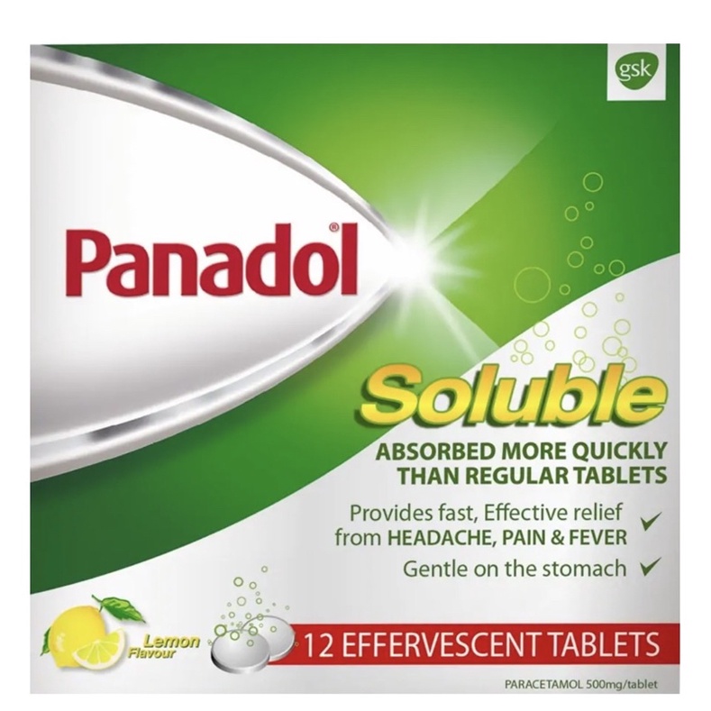 PANADOL Soluble 12 Tablets Singapore