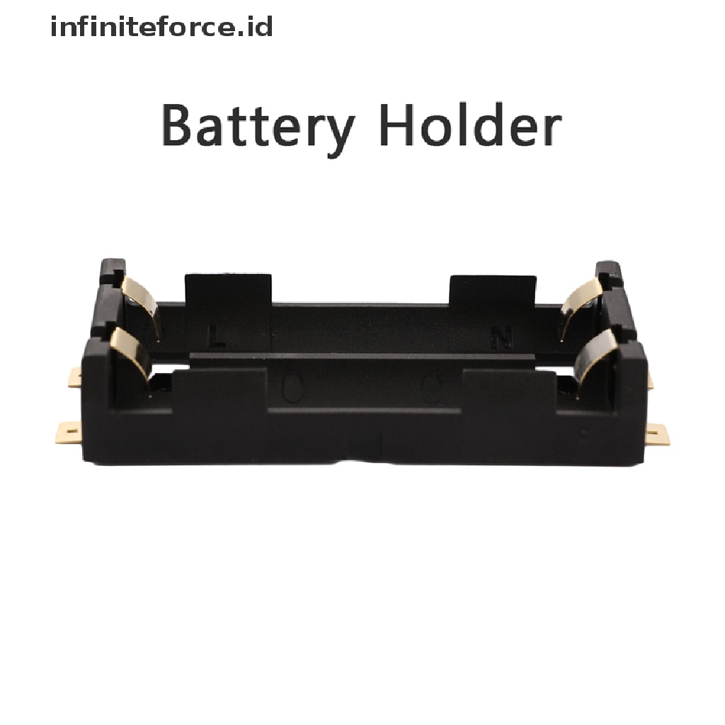 (Infiniteforce.Id) Case Holder Baterai 26650 Smd Dengan Pin Lapis Emas 26650