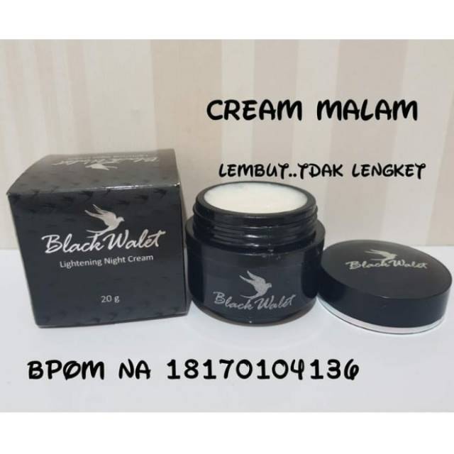 Black Wallet - Paket Cream malam Black Walet Original BPOM