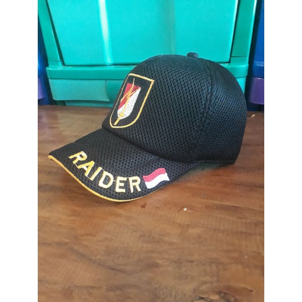 TOPI RAIDER, TOPI DOUBLE MESS, TOPI HITAM