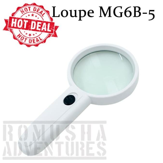 

<<<<<] KACA LENSA PEMBESAR LOUP 75mm 2 LED/ HAND HOLD MAGNIFIER MG6B-5