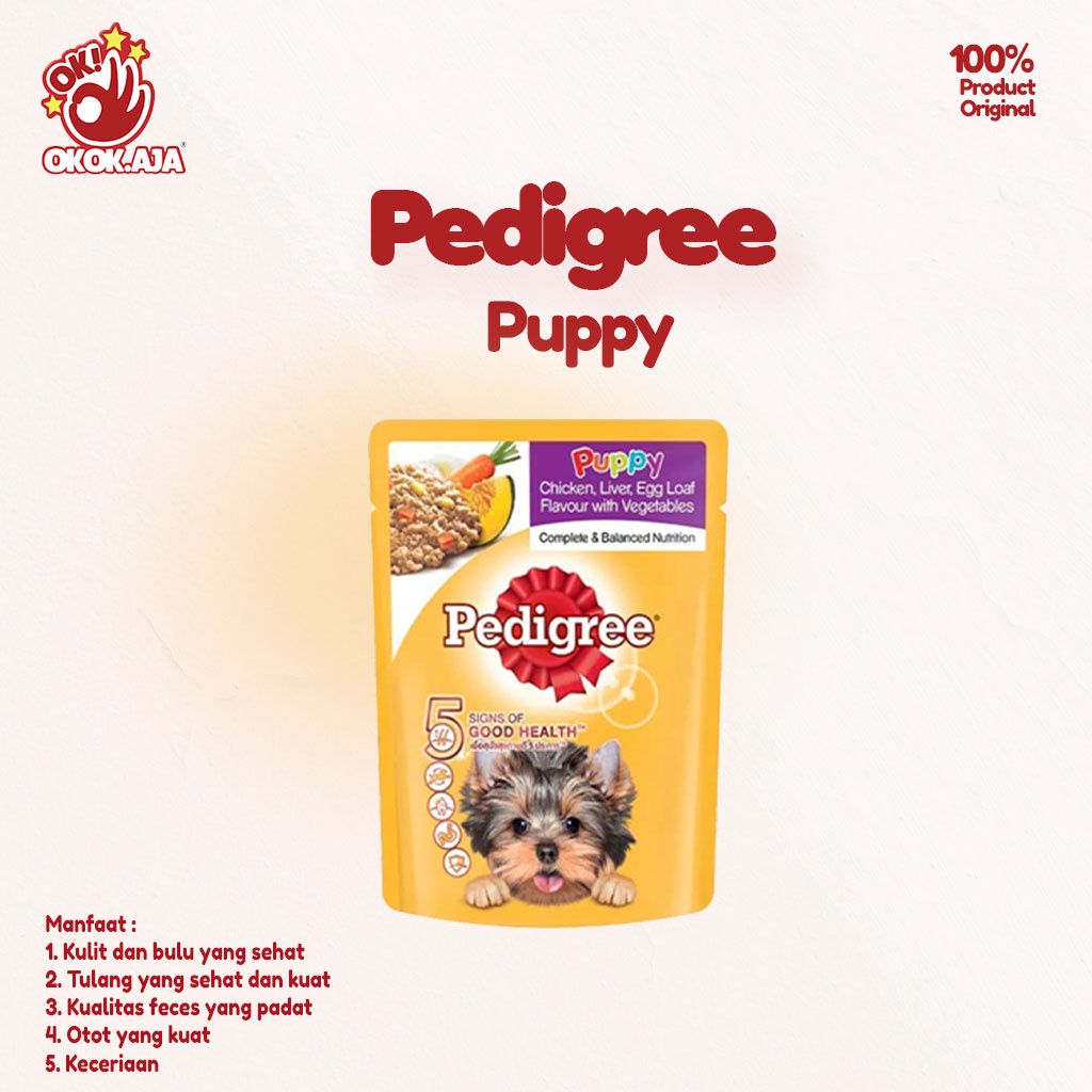 Makanan Anjing basah murah Pedigree pouch 80gr - Pedigree sachet murah