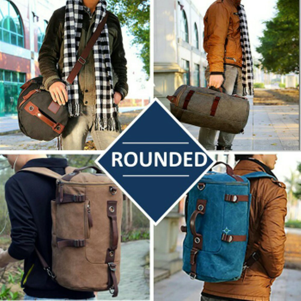 

TERBARU tas kanvas rounded 3 in 1 multifungsi LIMITED