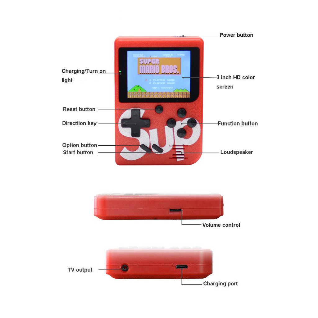 Retro FC Game Boy Console Game Mini Gamepad 400 In 1