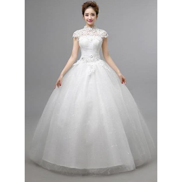 Wedding Dress   Gaun Pengantin Dada Bordir Korea 2015