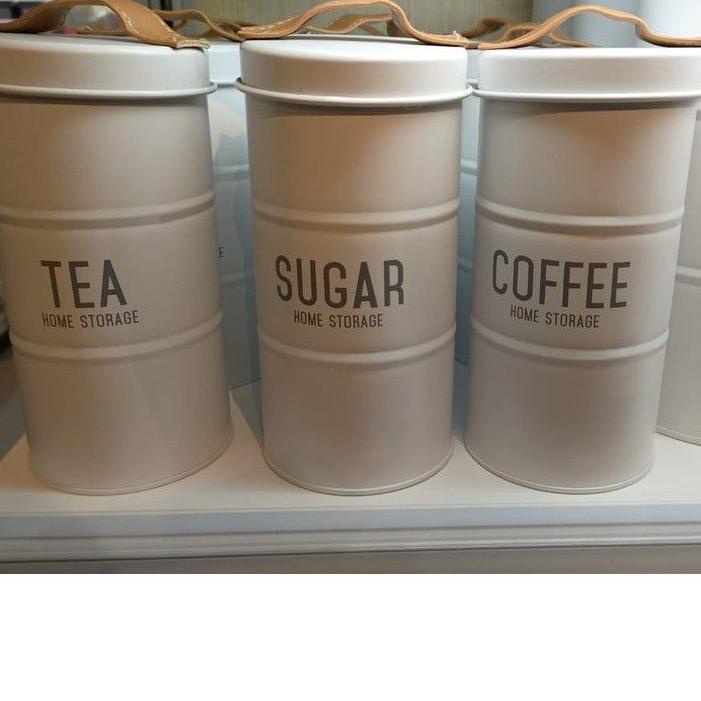 INFORMA Appetite Set ter Stoples 3 Pcs/Kaleng Teh/Kaleng Kopi/Kaleng Gula Tempat Bumbu D54L