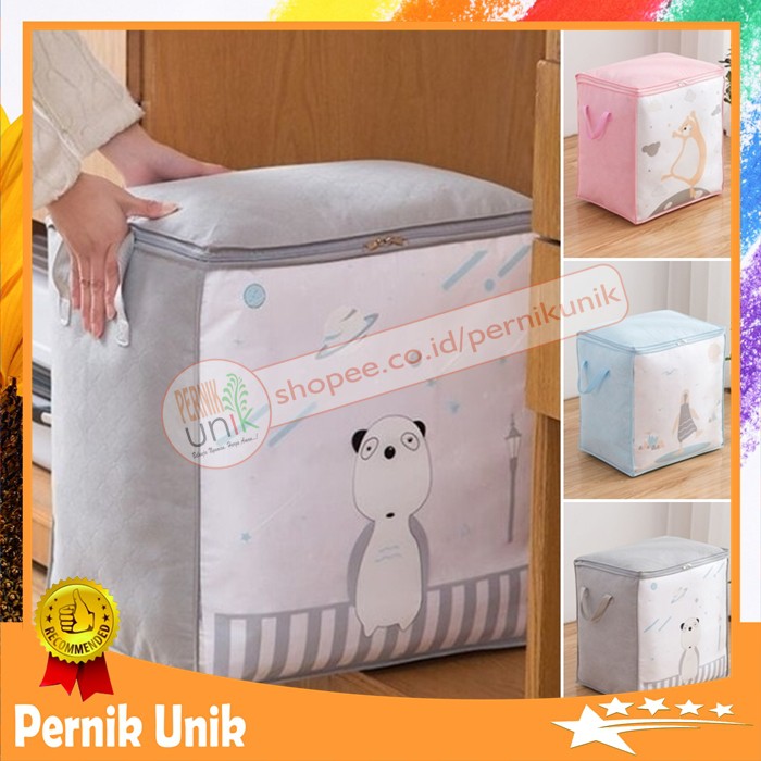 Storage Bag Organizer 34 Tas Bed Cover Tempat Penyimpanan Baju Bedcover Selimut Handuk Sprei