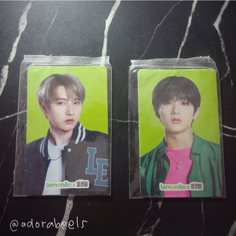 Photocard PC lemonilo Jisung Renjun NCT dream | Sudah Include Packing dan Freebies