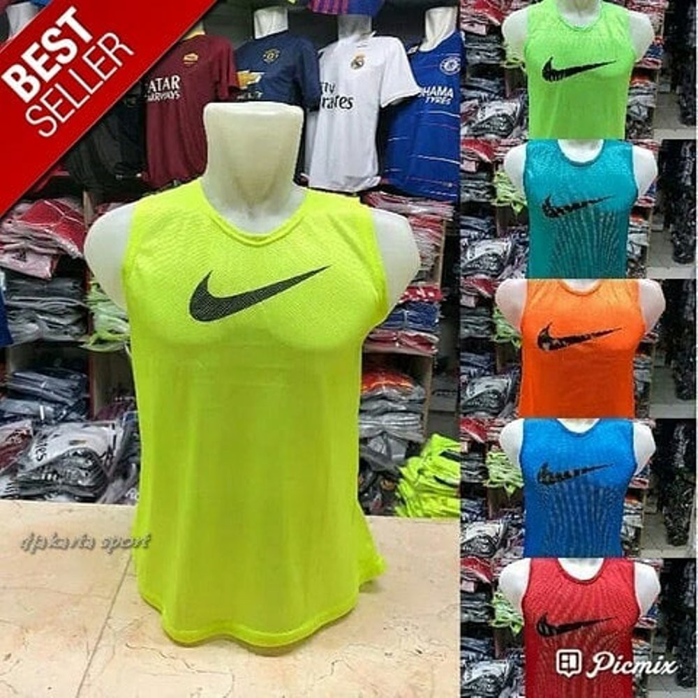 ROMPI OLAHRAGA ROMPI BOLA ROMPI FUTSAL MESH POLY NIKE KUNING HITAM ORANGE BIRU