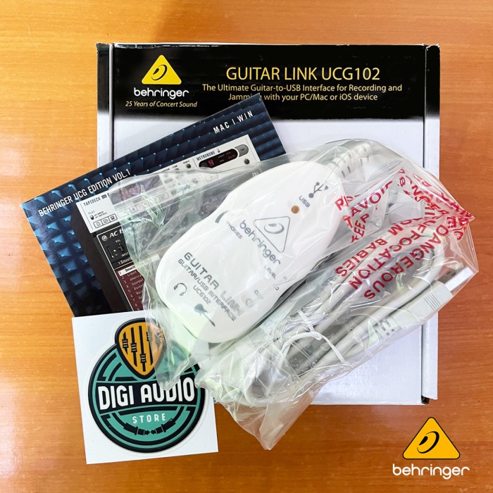 {suhadistore} Behringer UCG102  UCG 102  GUITAR LINK Guitar to USB Interface Berkualitas