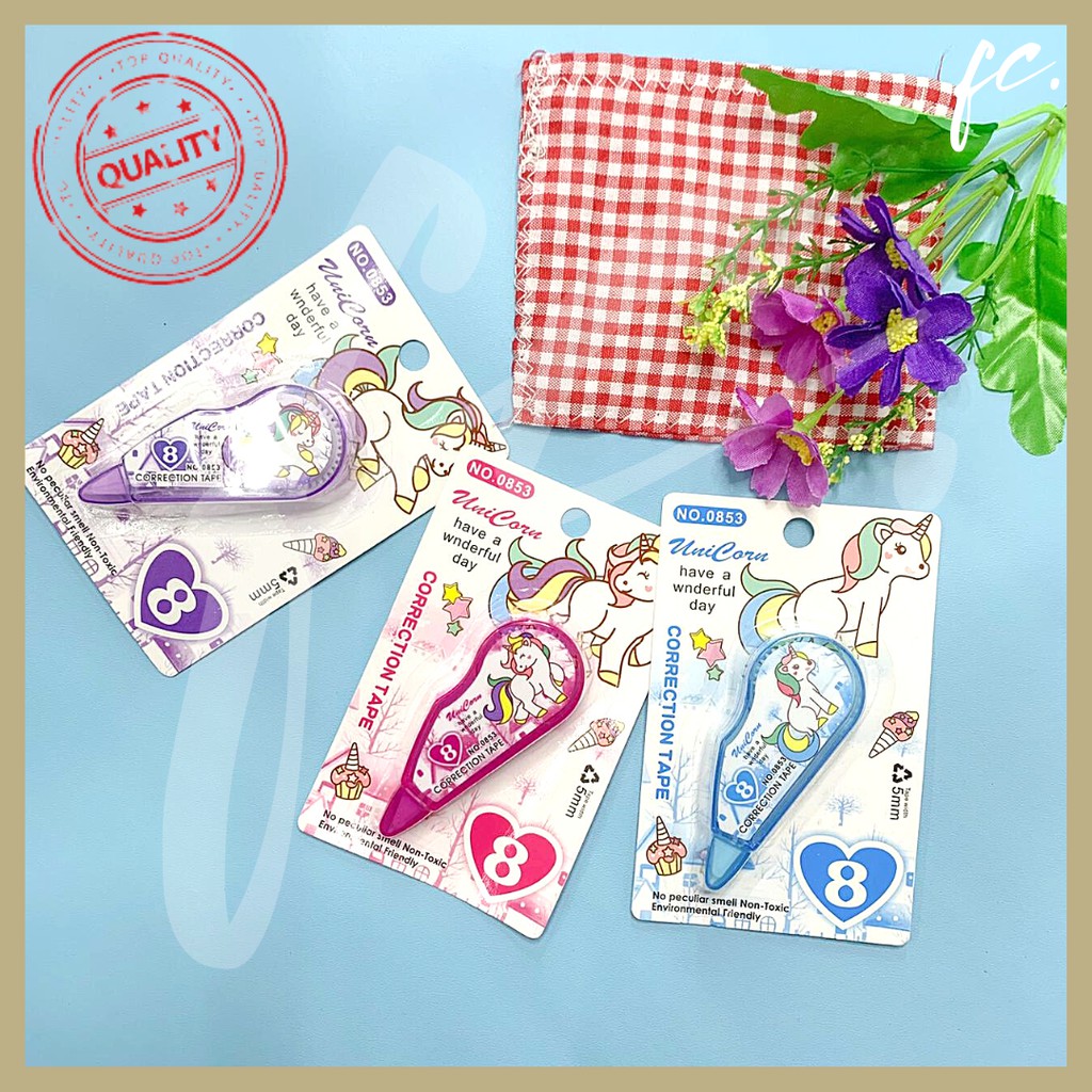 

Correction Pen Tape / Tip-Ex / Tipex Lucu Unicorn Kuda Poni Little Pony Harga Grosir Ready COD