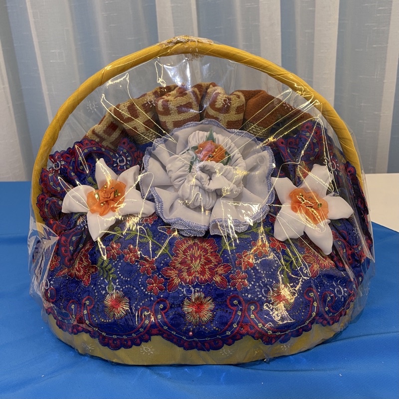 Mahar Pernikahan (Mukenah BSW Bordir Pekat Standar Premium) Model Keranjang