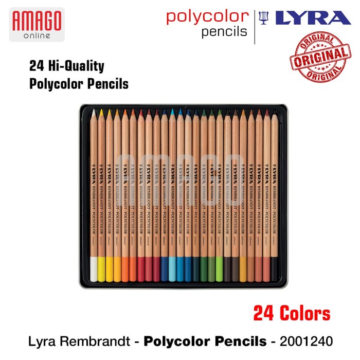 

Murah Lyra - Rembrandt Polycolor Pencils - 24 Pcs - Assorted Colors - 200124 Terlaris