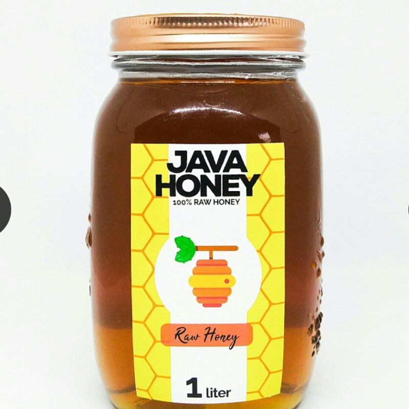 

raw honey merk java honey 1 liter