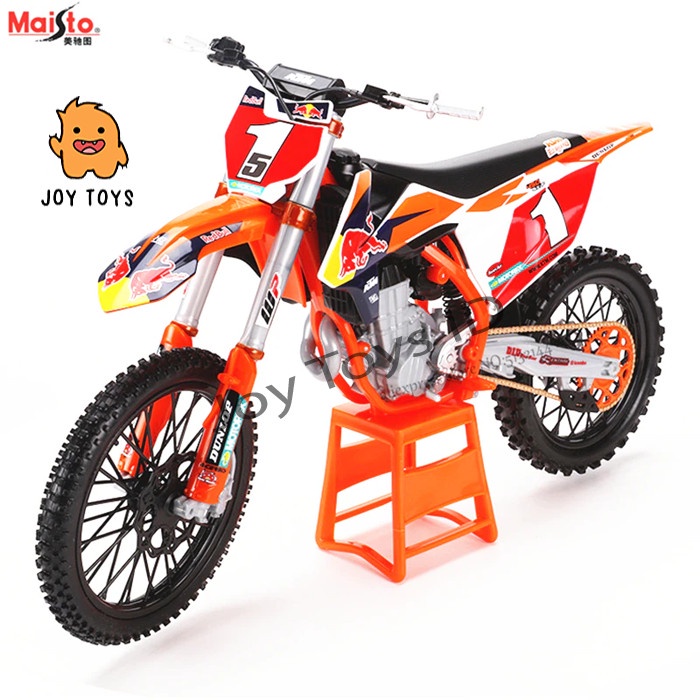 Diecast Skala 1 : 6 KTM Motor Cross Trail KTM 450 SX-F Ryan Dunge