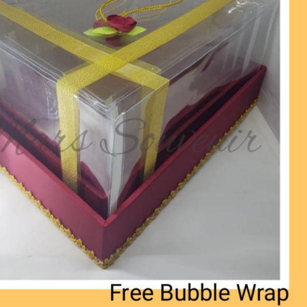 

❂ Box Kotak Seserahan Mika Pita 1 Set Isi 4 Box ➼
