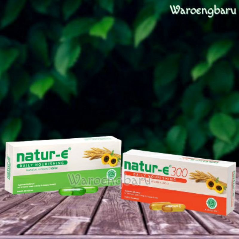 NATUR E 100IU 300IU VITAMIN E 16 kapsul