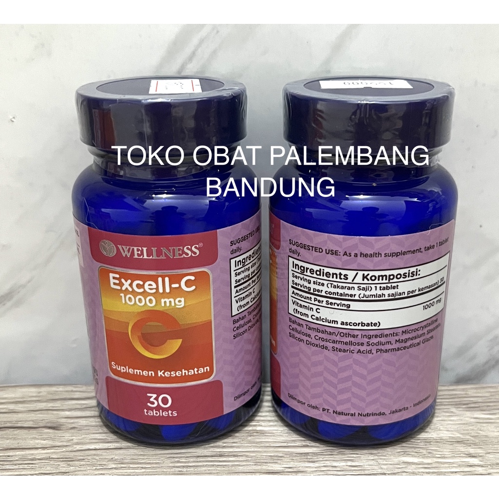 WELLNESS EXCELL C 1000MG 30 TABLET VITAMIN C 1000 MG WELLNESS VIT C