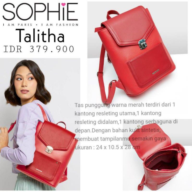 TAS RANSEL TALITHA SOPHIE PARIS