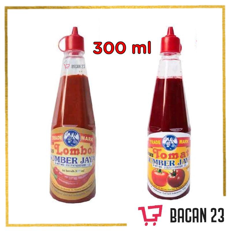 

Saos Sumber Jaya 300ml - ( Tomat - Sambal Lombok ) / Saos Merah / Saos Nasi Goreng Merah