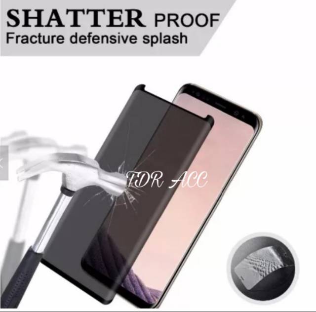 3D ANTI SPY FULL COVER - Tempered Glass Samsung S10 Note 10 Note 20 Note 20 Ultra S20 Ultra S21 Ultra Privacy Glass Full Cover