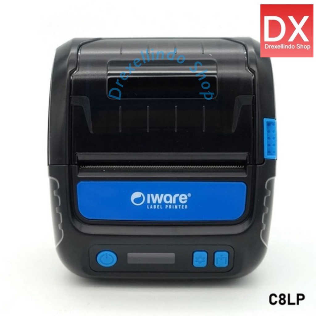 Printer Mobile Bluetooth Label Sticker Thermal 80mm Iware IW-C8LP C8LP