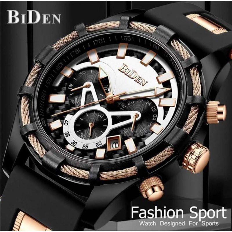 Jam Tangan Pria ORIGINAL BIDEN YN 0117-J