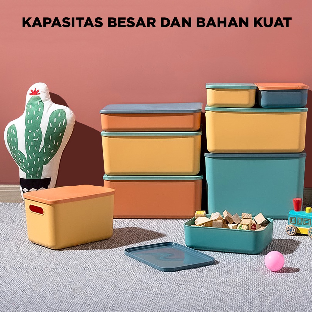 STORAGE BOX DENGAN TUTUP | KOTAK PENYIMPANAN SERBAGUNA | STORAGE BOX MULTIFUNGSI