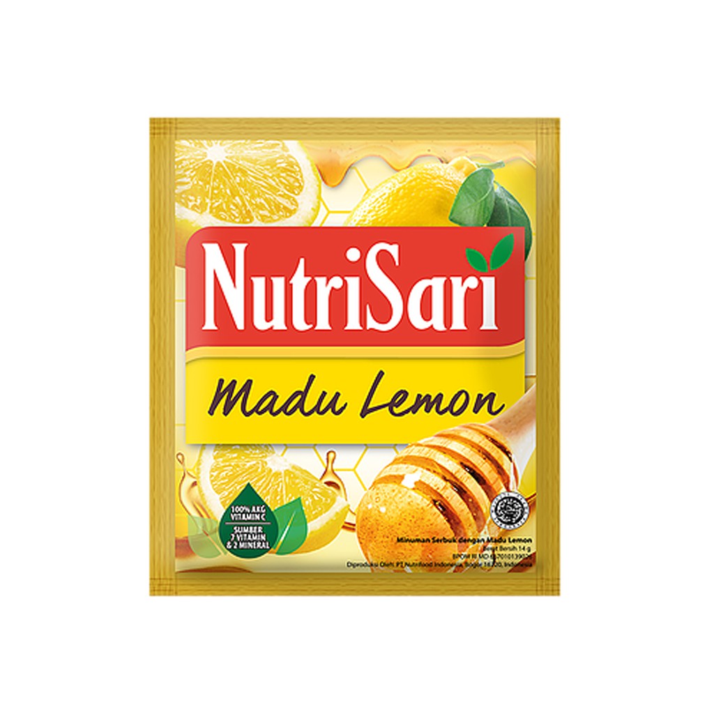 

Nutrisari Rasa Madu Lemon | Sachet