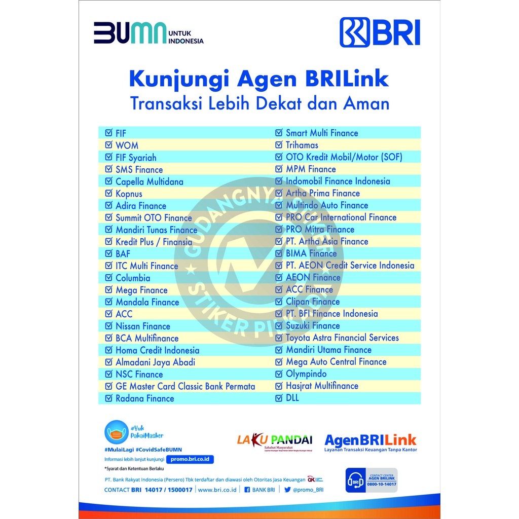 

STIKER VINYL DAFTAR LIST PEMBAY*RAN BRILINK