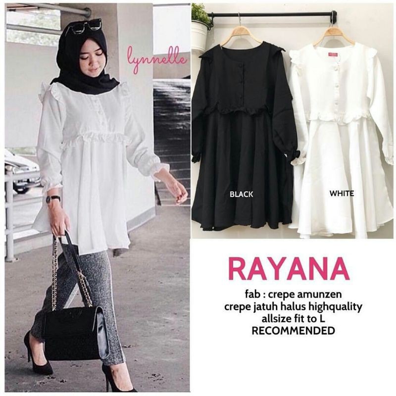 Rayana tunik | baju tunik muslim murah | NEW baju tunik terbaru