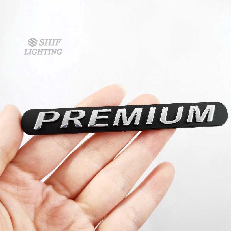 1pc Stiker Emblem Premium Pengganti Bahan Abs Untuk Mobil Universal