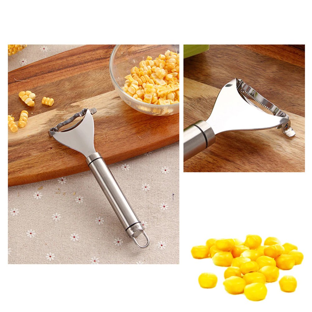 TUUTH Alat Pengupas Biji Jagung Corn Stripper Peeler Blade Cutter - QMQ210 - Silver