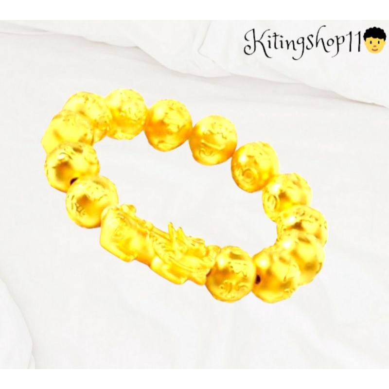 Gelang Emas Pixiu Gelang Keberuntungan Feng Shui Pixiu
