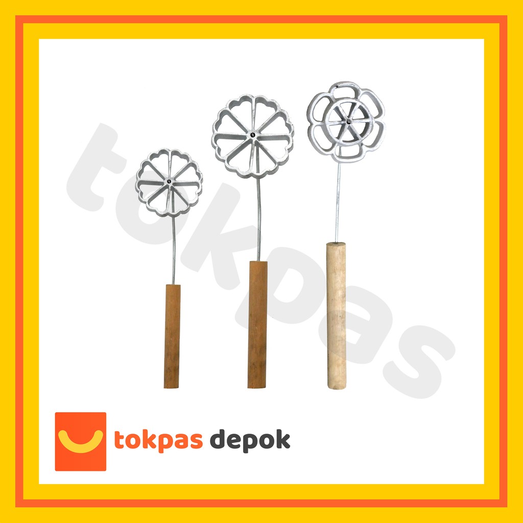 Cetakan Kembang Goyang Jumbo / Kecil / Susun Aluminium