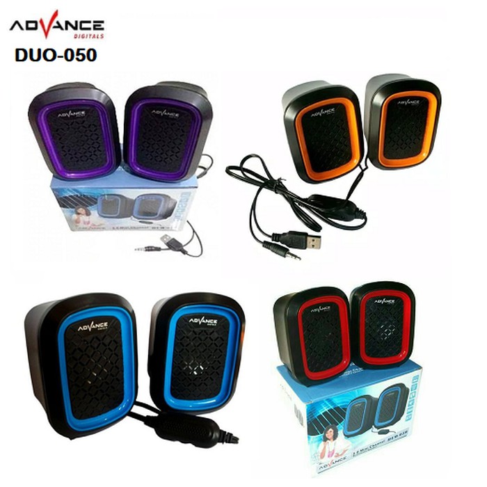Bagus Speaker Advance DUO-050 Multimedia Salon Aktif 2.0 Mini Channel