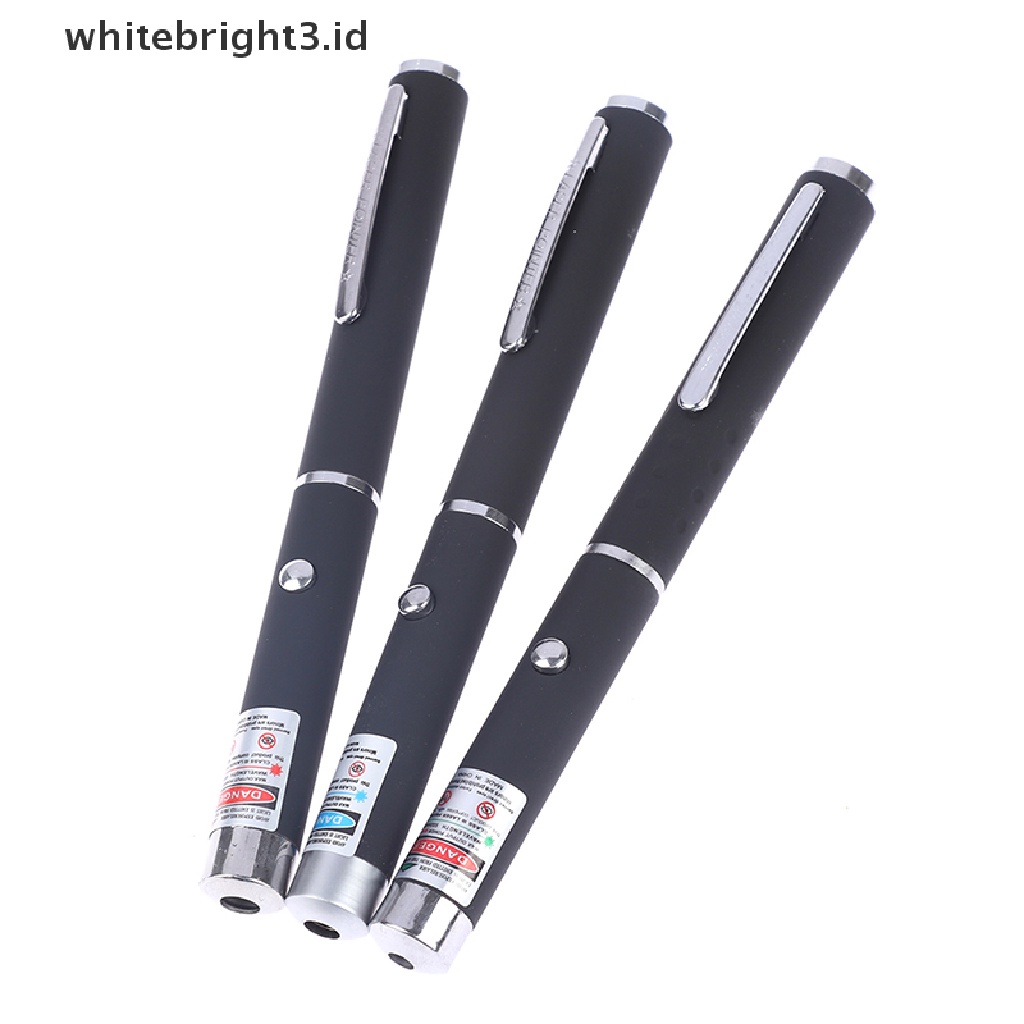 (whitebright3.id) 1pc Pen Laser Pointer High Power 5MW Warna Merah / Biru / Hijau