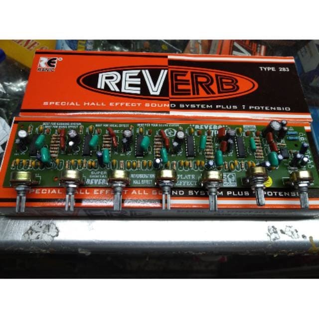 Kit echo reverb 7 potensio