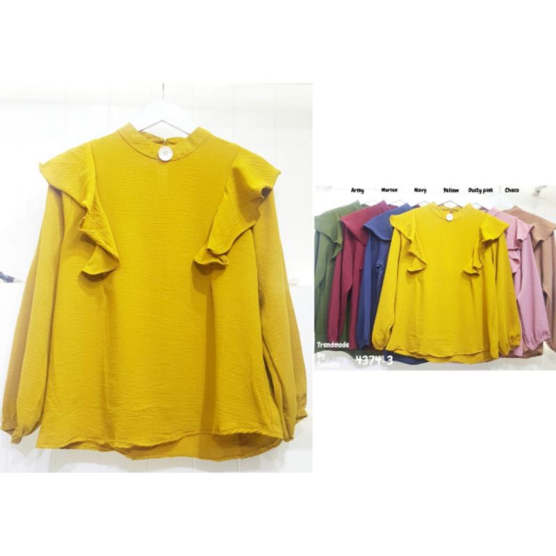 Blouse crinkle murah by Twinkle 4374-3