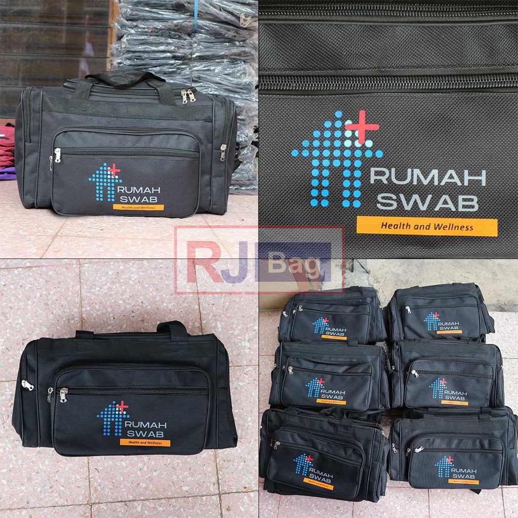 ORDERAN GROSIR TAS TRAVEL POLO CRV SABLON RUMAH SWAB HARGA EKONOMIS COCOK UNTUK SOUVENIR SEMINAR