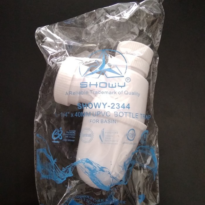 Sifon Wastafel SHOWY 2344 1-1/4"x1-1/2" (40mm)