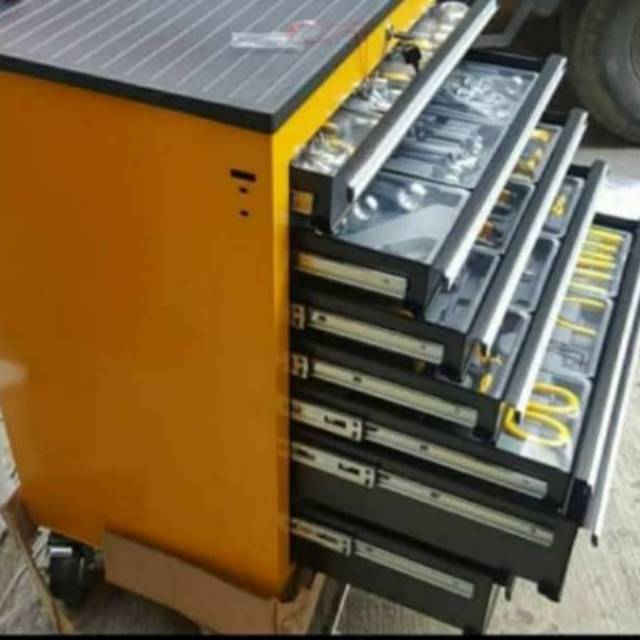 Tempat penyimpanan kunci 7 susun ll tool box 7 susun ll lemari 7 susun serbaguna berikut isinya