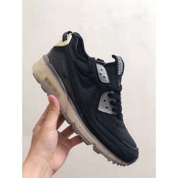 sepatu sneakers nike air max 90 terrascape black