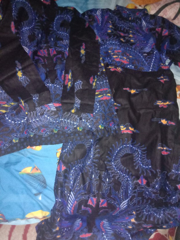 Batik Couple Keluarga Sania Ruffle Ori Ndoro Jowi Dnt Garansi Murah